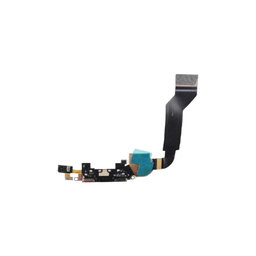 Apple iPhone 4S - Nabíjací Konektor + Mikrofón + Flex Kábel (Black)