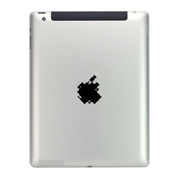 Apple iPad 4 - Zadný Housing (WiFi + 3G) (Bez Zobrazenia Kapacity)