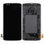 LG K8 K350N - LCD Displej + Dotykové Sklo + Rám (Black) TFT