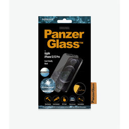 PanzerGlass - Tvrdené Sklo Case Friendly AntiGlare pre iPhone 12 a 12 Pro, čierna