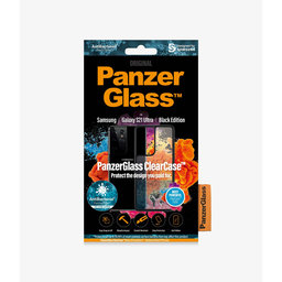 PanzerGlass - Puzdro ClearCase AB pre Samsung Galaxy S21 Ultra, čierna