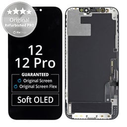 Apple iPhone 12, 12 Pro - LCD Displej + Dotykové Sklo + Rám Original Refurbished PRO