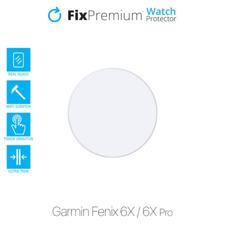 FixPremium Watch Protector - Tvrdené Sklo pre Garmin Fenix 6X a 6X Pro
