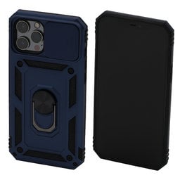 FixPremium - Puzdro CamShield pre iPhone 12 Pro Max, modrá