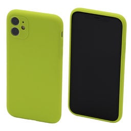 FixPremium - Silikónové Puzdro pre iPhone 11, neon green