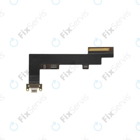 Apple iPad Air (5th Gen 2022) - Nabíjací Konektor + Flex Kábel - 4G Version (Black)