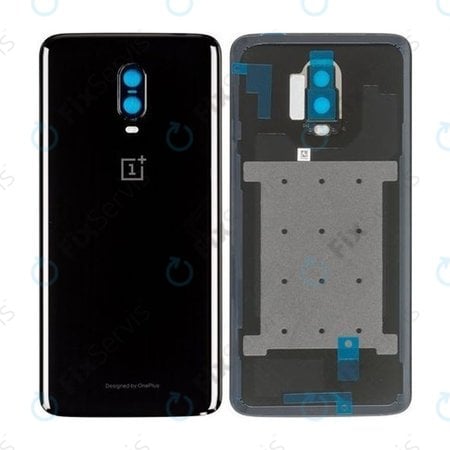 OnePlus 6T - Batériový Kryt (Mirror Black) - 2011100043 Genuine Service Pack