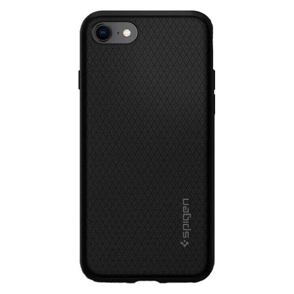Spigen - Puzdro Liquid Air pre iPhone 7, 8, SE 2020 & SE 2022, čierna
