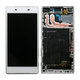 Sony Xperia Z5 E6653 - LCD Displej + Dotykové Sklo + Rám (White) - 1296-1894 Genuine Service Pack