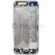 Apple iPhone 5S - Zadný Housing (Silver)
