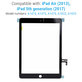 Dotykové sklo pre iPad Air, iPad (5th Gen 2017), Black