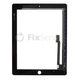 Apple iPad 3, iPad 4 - Dotykové Sklo (Black)
