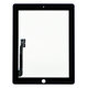 Apple iPad 3, iPad 4 - Dotykové Sklo (Black)