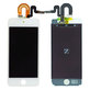 Apple iPod Touch (5th Gen, 6th Gen, 7th Gen) - LCD Displej + Dotykové Sklo + Rám (White) TFT