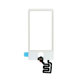 Dotykové sklo pre iPod Nano (7th Gen), White