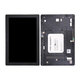Asus ZenPad 10 Z300C, Z300CT, Z300CX, ZD300C - LCD Displej + Dotykové Sklo + Rám (Black) - 90NP0222-R20010 Genuine Service Pack