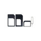 SIM Adaptér 3v1 (NanoSIM, MicroSIM, MiniSIM) + Otvárač SIM Slotu