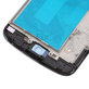 LG Nexus 4 E960 - LCD Displej + Dotykové Sklo + Rám (Black) TFT