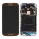 Samsung Galaxy S4 i9506 LTE - LCD Displej + Dotykové Sklo + Rám (Brown) - GH97-15202E Genuine Service Pack