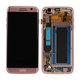 Samsung Galaxy S7 Edge G935F - LCD Displej + Dotykové Sklo + Rám (Pink Gold) - GH97-18533E, GH97-18594E, GH97-18767E Genuine Service Pack