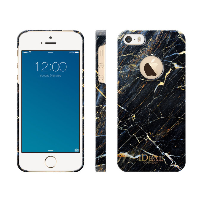 iDeal of Sweden - Fashion puzdro pre Apple iPhone SE/5S/5, Port Laurent mramor