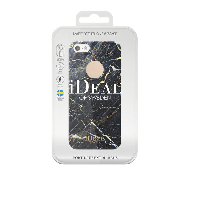 iDeal of Sweden - Fashion puzdro pre Apple iPhone SE/5S/5, Port Laurent mramor