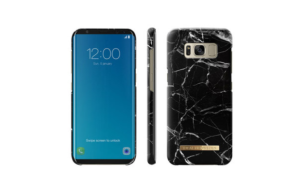 iDeal of Sweden - Fashion puzdro pre Samsung Galaxy S8+, čierny mramor