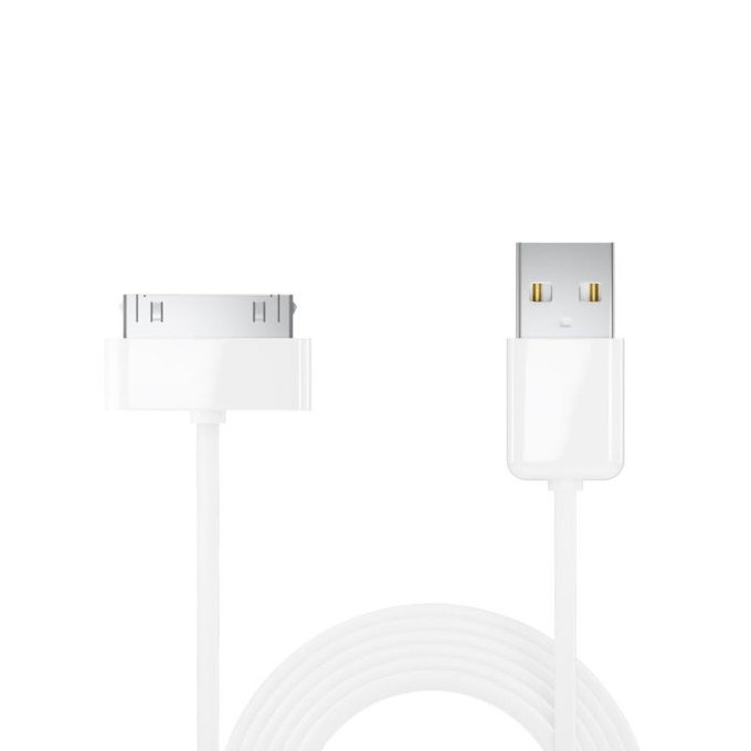 30-pin / USB kábel, 1 m, kompatibilný s Apple