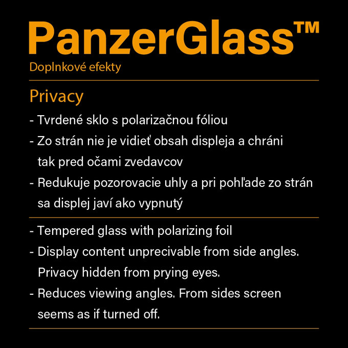 PanzerGlass - Tvrdené sklo Privacy Standard Fit pre iPad mini (2019)/iPad mini 4, transparentná
