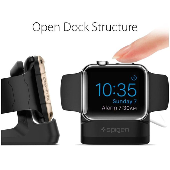 Spigen - Stojan pre Apple Watch, čierna