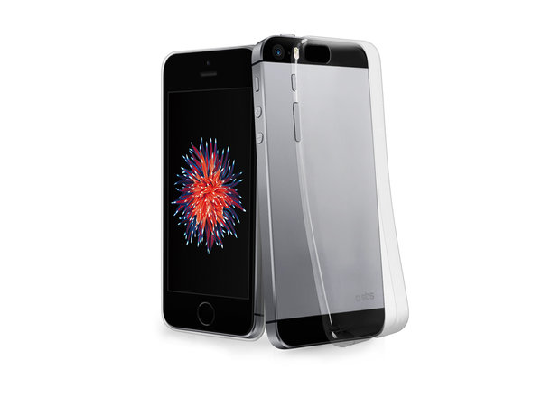 SBS - Aero Puzdro pre Apple iPhone 5, 5s a SE 2016, transparentná