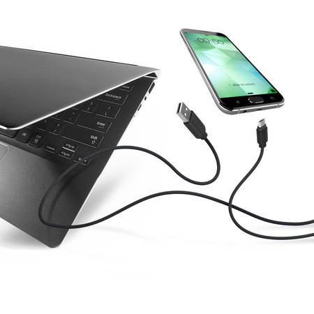 SBS - Micro-USB / USB Kábel (2m), čierna