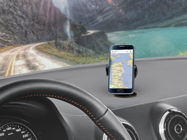 SBS - Univerzálny Držiak ONE TOUCH s Prísavkou, black