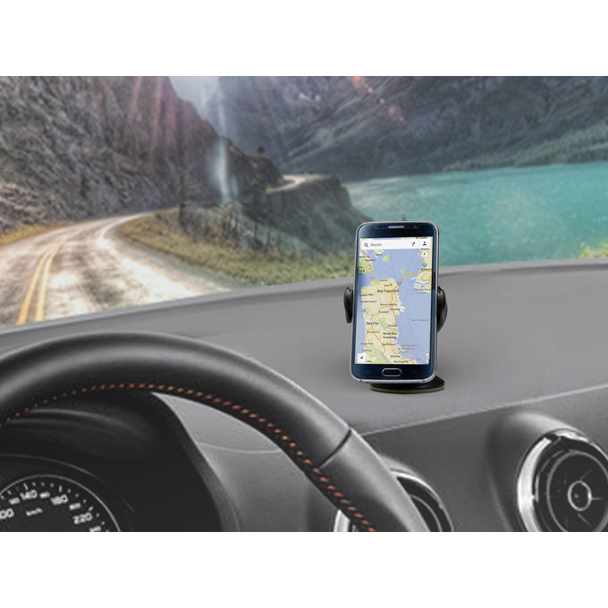 SBS - Univerzálny Držiak ONE TOUCH s Prísavkou, black