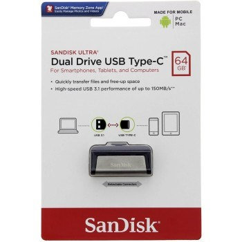 SanDisk - Ultra Dual 64 GB, USB-C