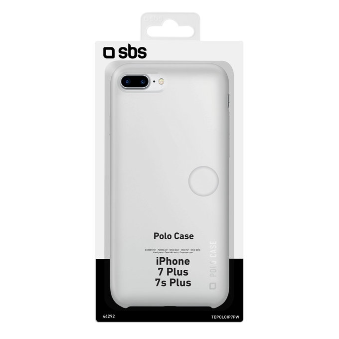 SBS - Polo Puzdro pre iPhone 7 Plus a 8 Plus, biela