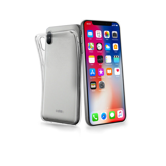 SBS - Skinny Puzdro pre iPhone X, XS a 11 Pro, transparentná