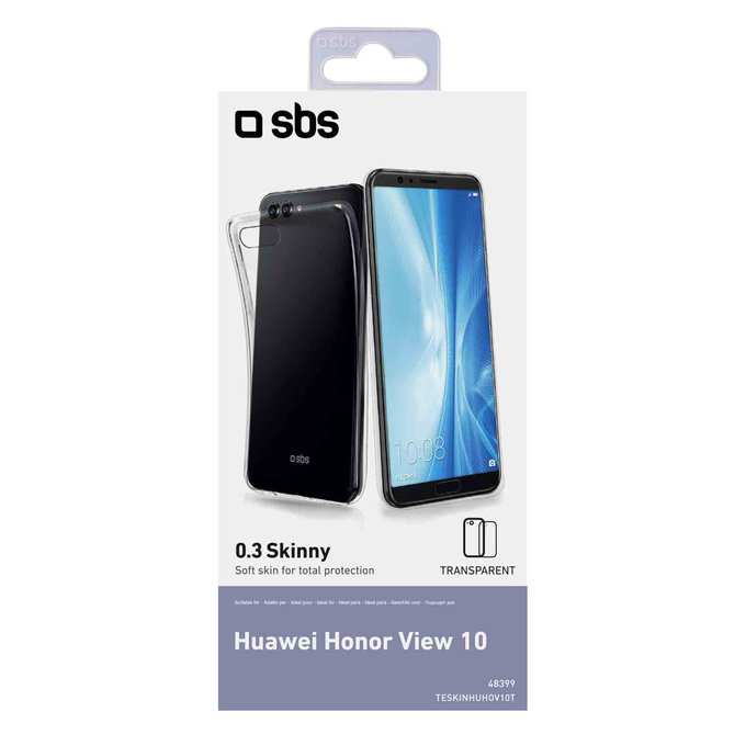 SBS - Skinny Puzdro pre Huawei Honor View 10, transparentná