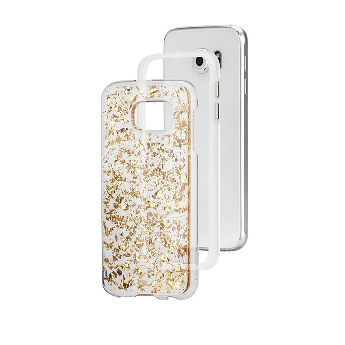 Case-Mate - Karat puzdro pre Samsung Galaxy S6, transparentná/zlatá