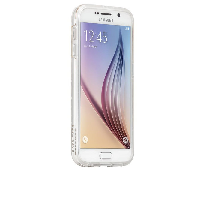 Case-Mate - Karat puzdro pre Samsung Galaxy S6, transparentná/zlatá
