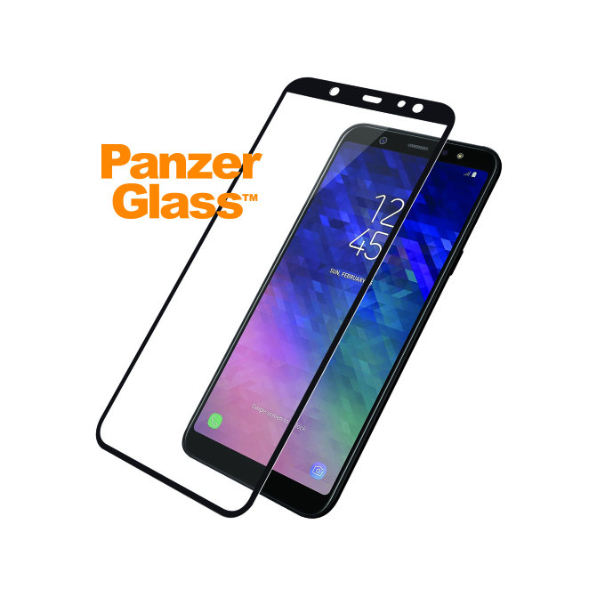 PanzerGlass - Tvrdené Sklo pre Samsung Galaxy A6+ (2018) čierna