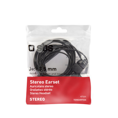 SBS - Slúchadlá s Mikrofónom, black