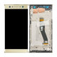 Sony Xperia XA2 Ultra Dual - LCD Displej + Dotykové Sklo + Rám (Gold) - 78PC2300040 Genuine Service Pack