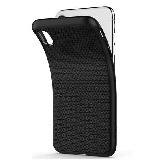 Spigen - Puzdro Liquid Air pre iPhone XR, čierna