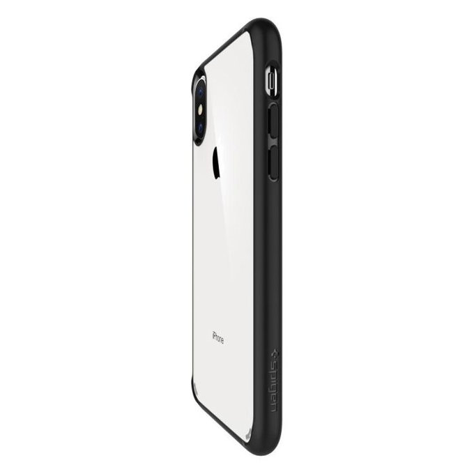 Spigen - Puzdro Ultra Hybrid pre iPhone X a XS, Matte Black