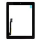 Dotykové sklo s tlačidlom domov pre iPad 3, iPad 4, Black