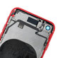 Apple iPhone 8 - Zadný Housing s Malými Dielmi (Red)