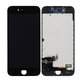 Displej In-Cell pre iPhone 7, Black, Dotykové sklo s rámom, FixPremium