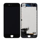 Displej In-Cell pre iPhone 8, SE (2020), SE (2022), Black, Dotykové sklo s rámom, FixPremium