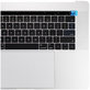 Apple MacBook Pro 15" A1707 (Late 2016 - Mid 2017) - Horný Rám Klávesnice + Klávesnica US + Mikrofón + Trackpad + Reproduktory (Silver)